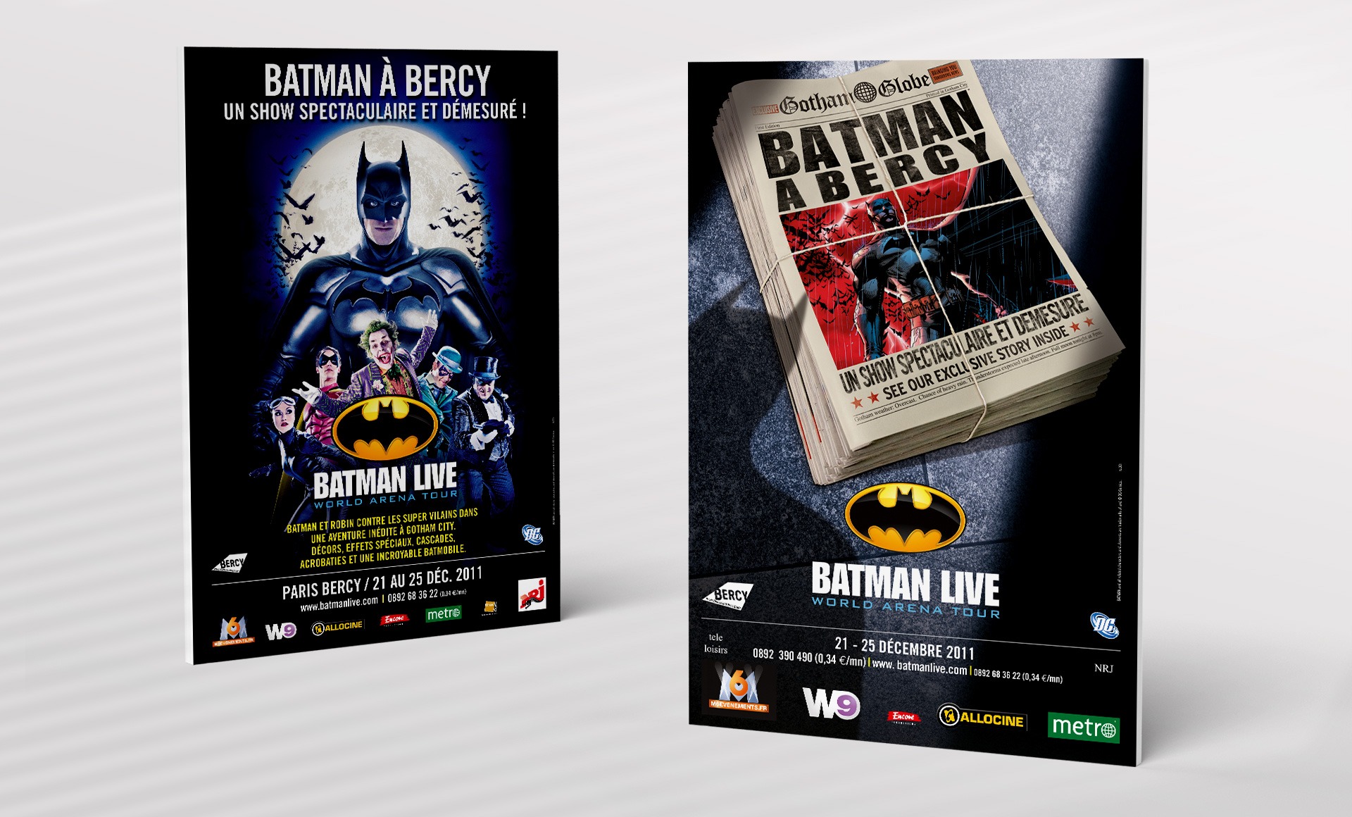 Spectacle Batman Live, 2011, affiche