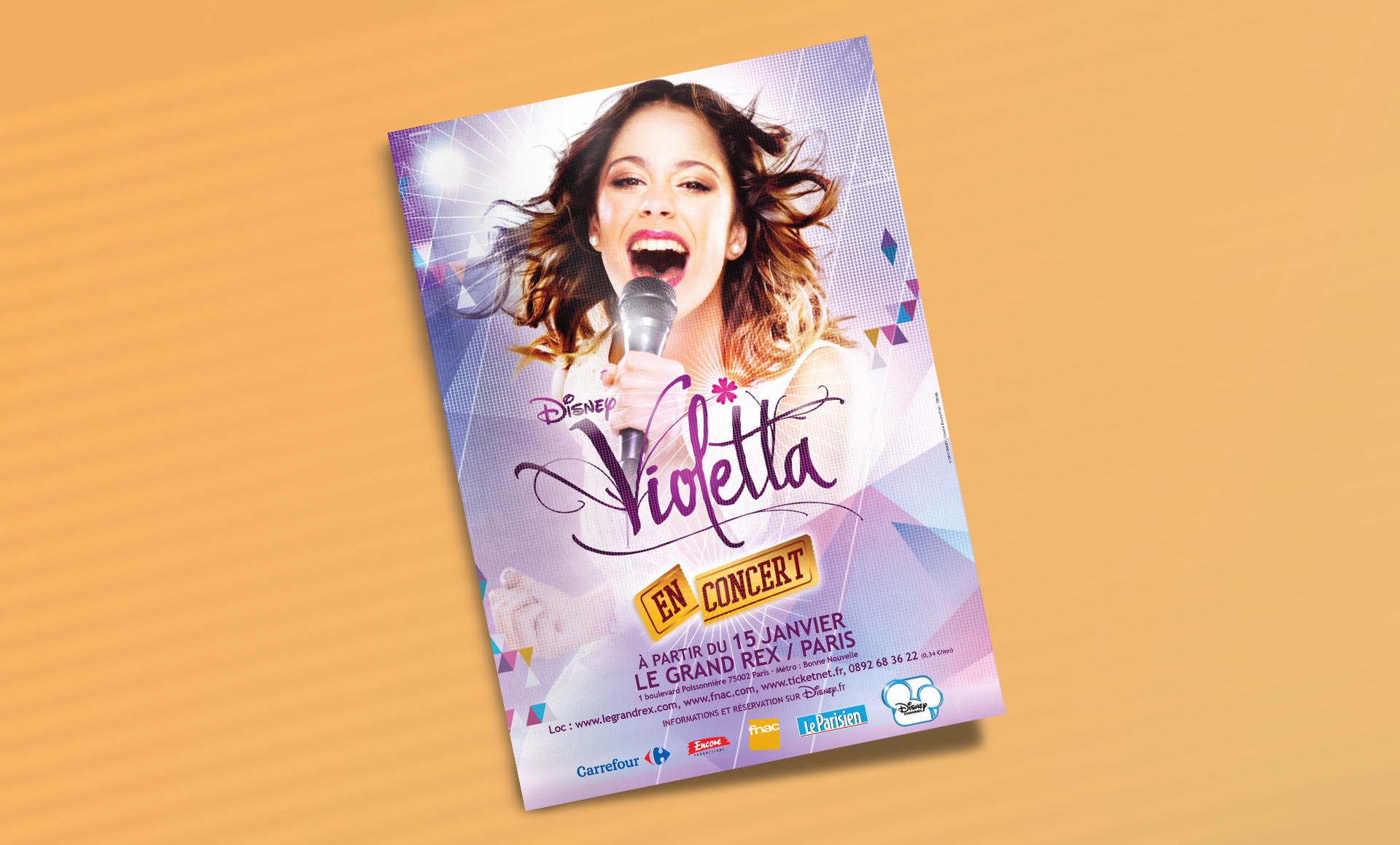Violetta en concert, 2015 - affiche