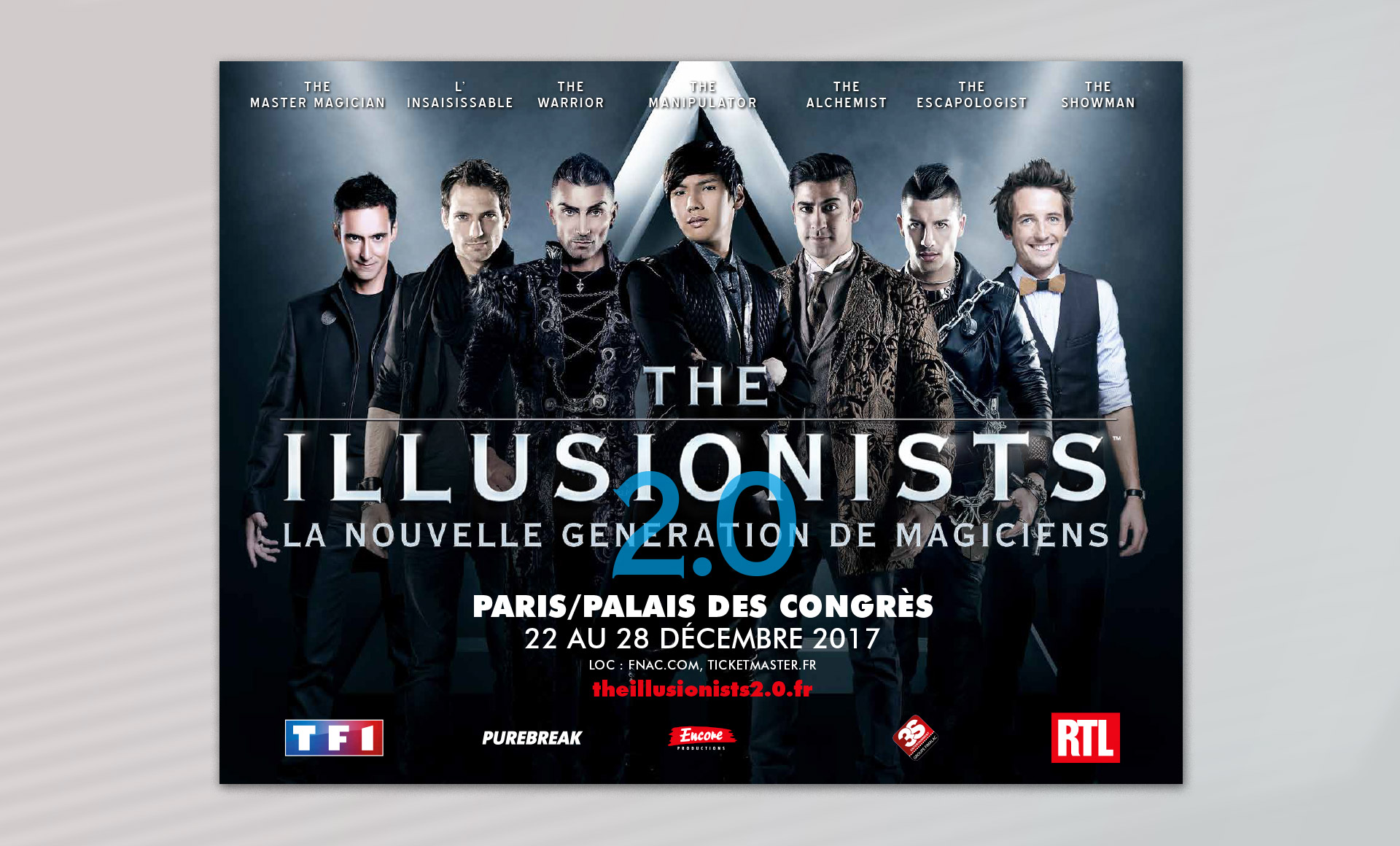 Spectacle The Illusionists 2.0, 2017