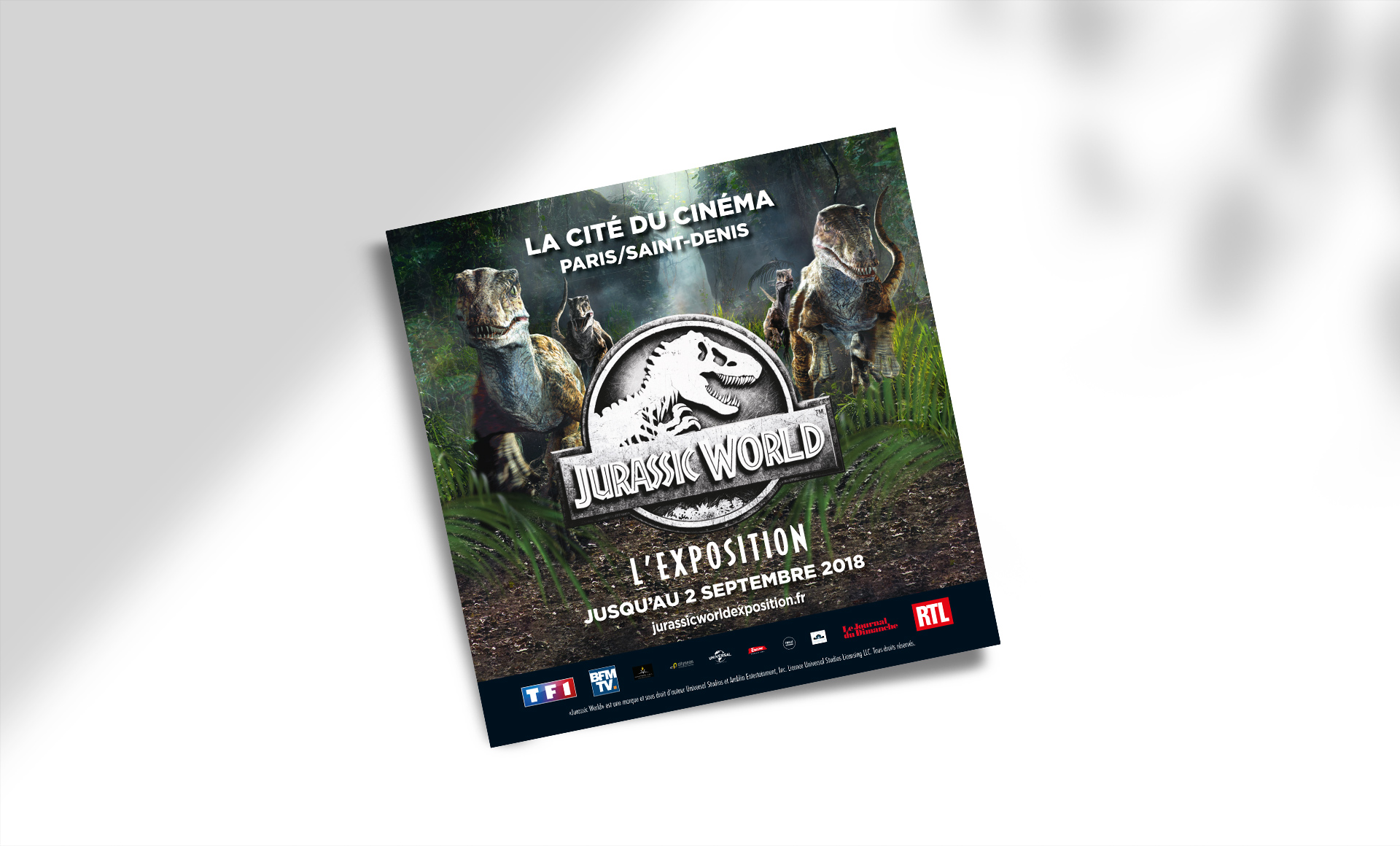 Exposition Jurassic World, 2018, annonce