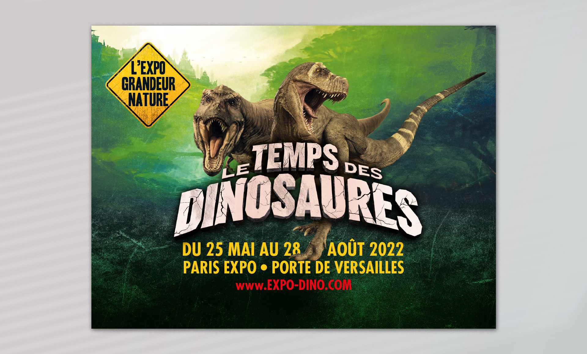 Exposition Le Temps des Dinosaures, 2022